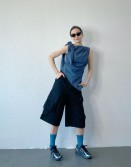 Denim Wrapped Vest #250401